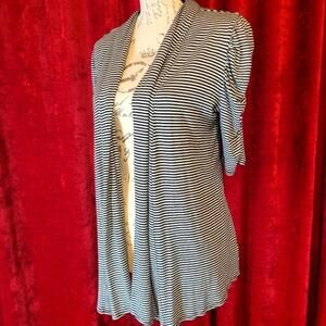 WHITE HOUSE BLACK MARKET Striped Cardigan Size S